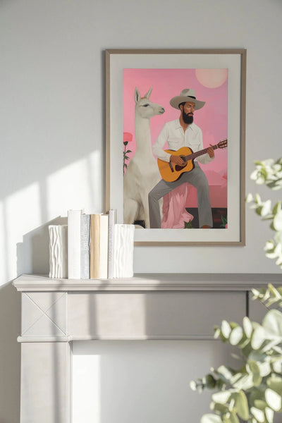Delilah Lama - Moderne Wanddecoratie | Artprint, Glass Art, Wandkleed by Urban Cotton