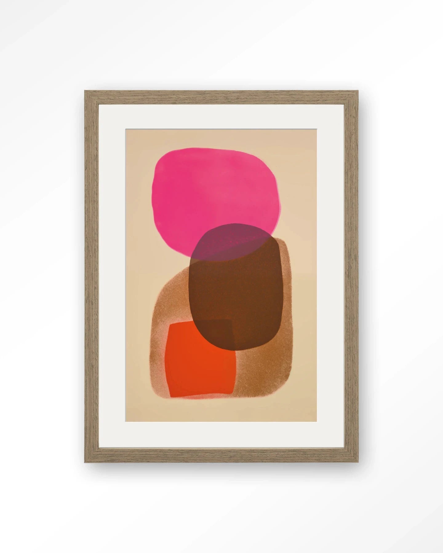 Rosy Echo - Moderne Wanddecoratie | Artprint, Glass Art, Wandkleed by Urban Cotton