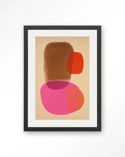 Soft Collusion - Moderne Wanddecoratie | Artprint, Glass Art, Wandkleed by Urban Cotton