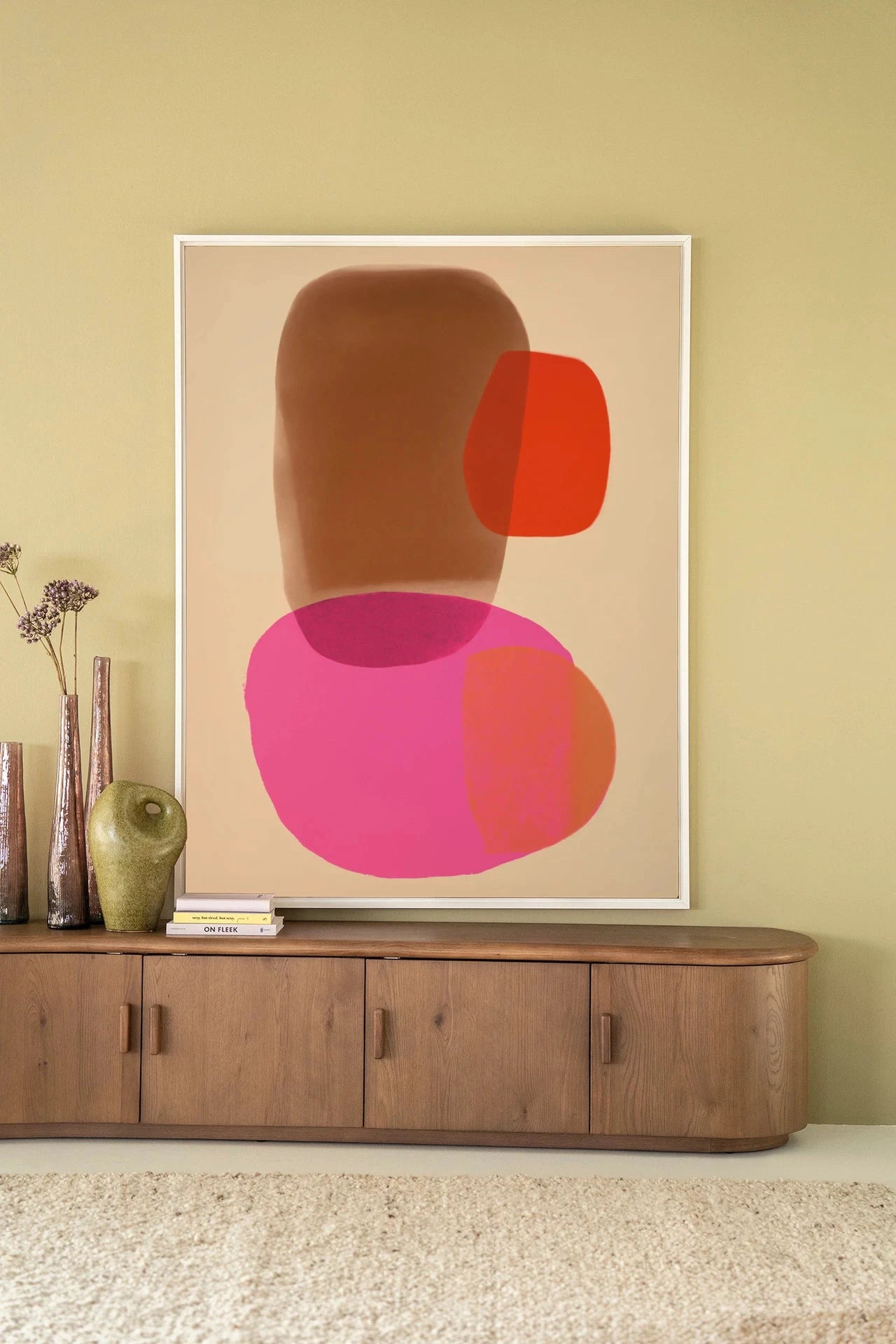 Soft Collusion - Moderne Wanddecoratie | Artprint, Glass Art, Wandkleed by Urban Cotton