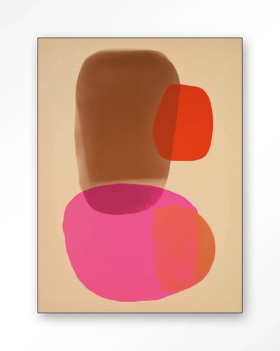 Soft Collusion - Moderne Wanddecoratie | Artprint, Glass Art, Wandkleed by Urban Cotton
