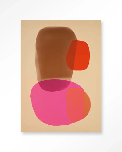 Soft Collusion - Moderne Wanddecoratie | Artprint, Glass Art, Wandkleed by Urban Cotton