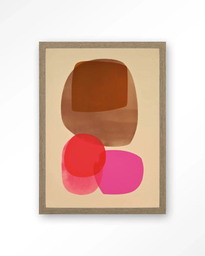 Warm Haze - Moderne Wanddecoratie | Artprint, Glass Art, Wandkleed by Urban Cotton
