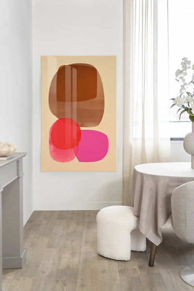 Warm Haze - Moderne Wanddecoratie | Artprint, Glass Art, Wandkleed by Urban Cotton