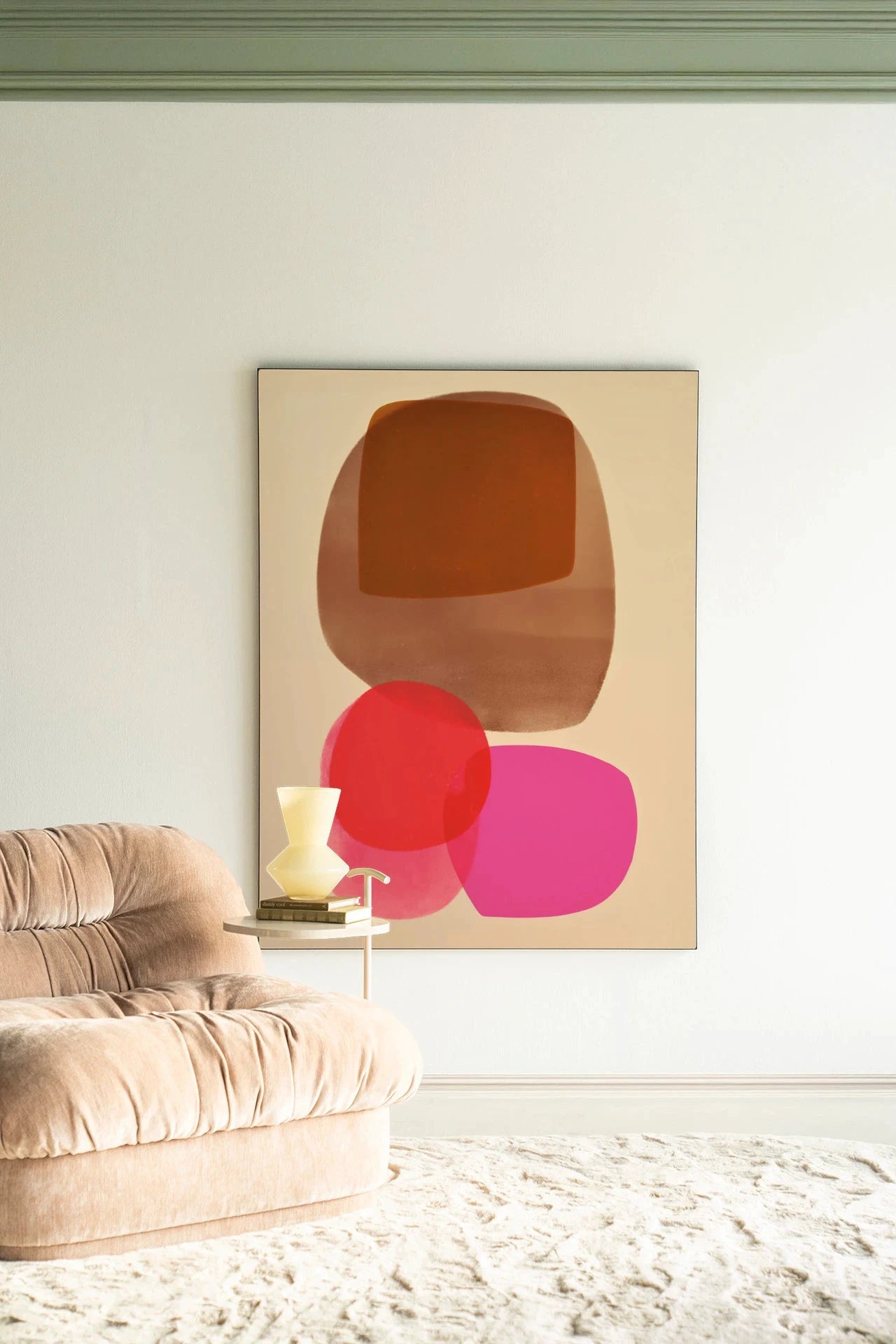Warm Haze - Moderne Wanddecoratie | Artprint, Glass Art, Wandkleed by Urban Cotton