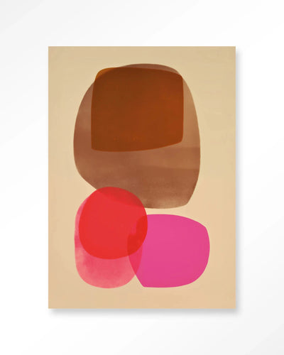 Warm Haze - Moderne Wanddecoratie | Artprint, Glass Art, Wandkleed by Urban Cotton