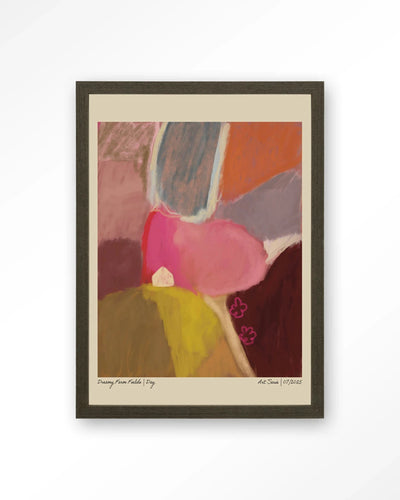 Dreamy Farmfield By Day - Moderne Wanddecoratie | Artprint, Glass Art, Wandkleed by Urban Cotton