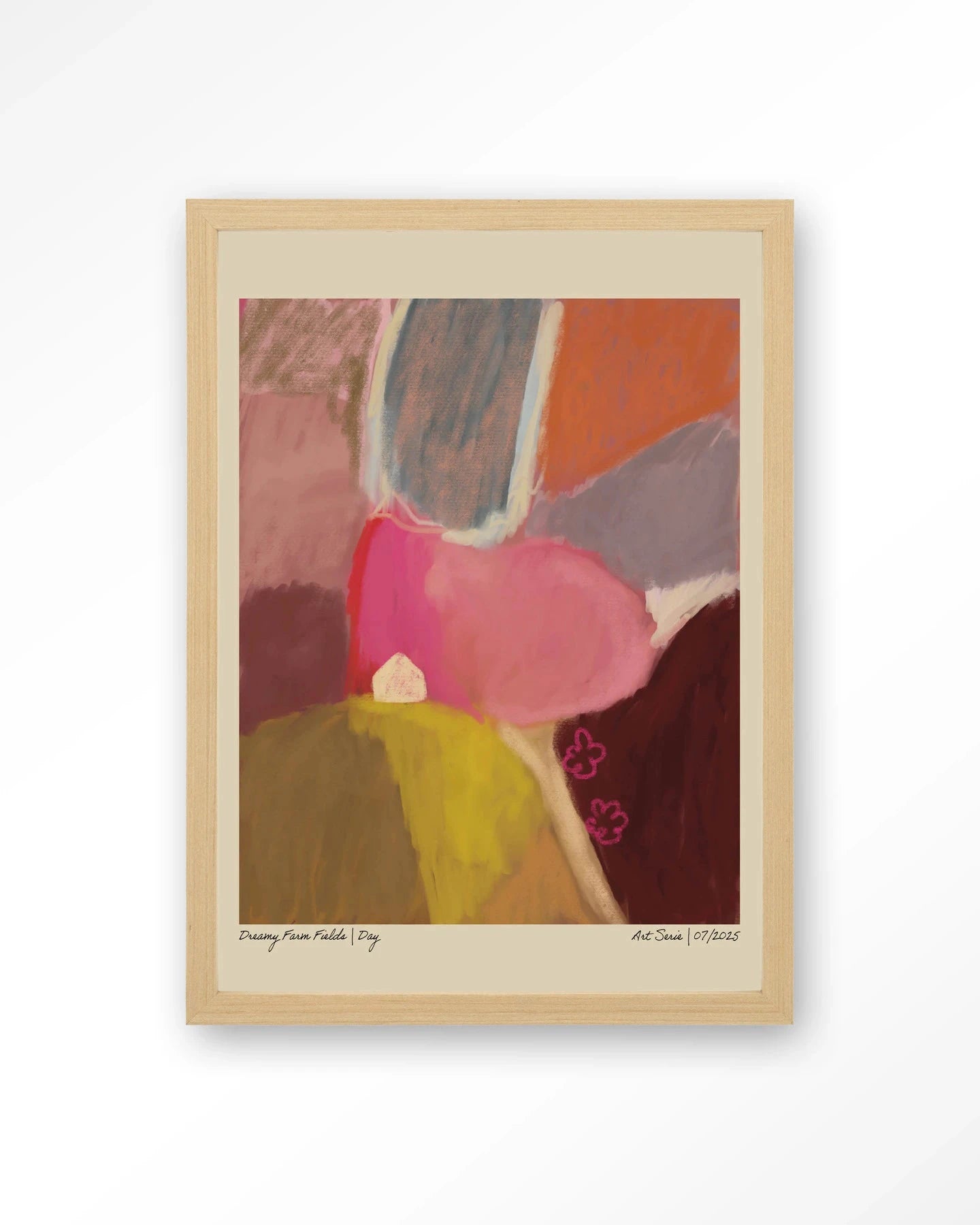 Dreamy Farmfield By Day - Moderne Wanddecoratie | Artprint, Glass Art, Wandkleed by Urban Cotton