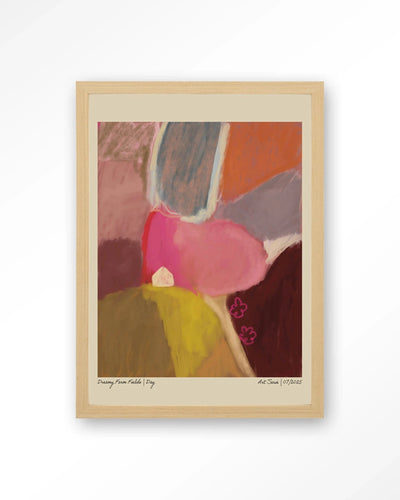 Dreamy Farmfield By Day - Moderne Wanddecoratie | Artprint, Glass Art, Wandkleed by Urban Cotton