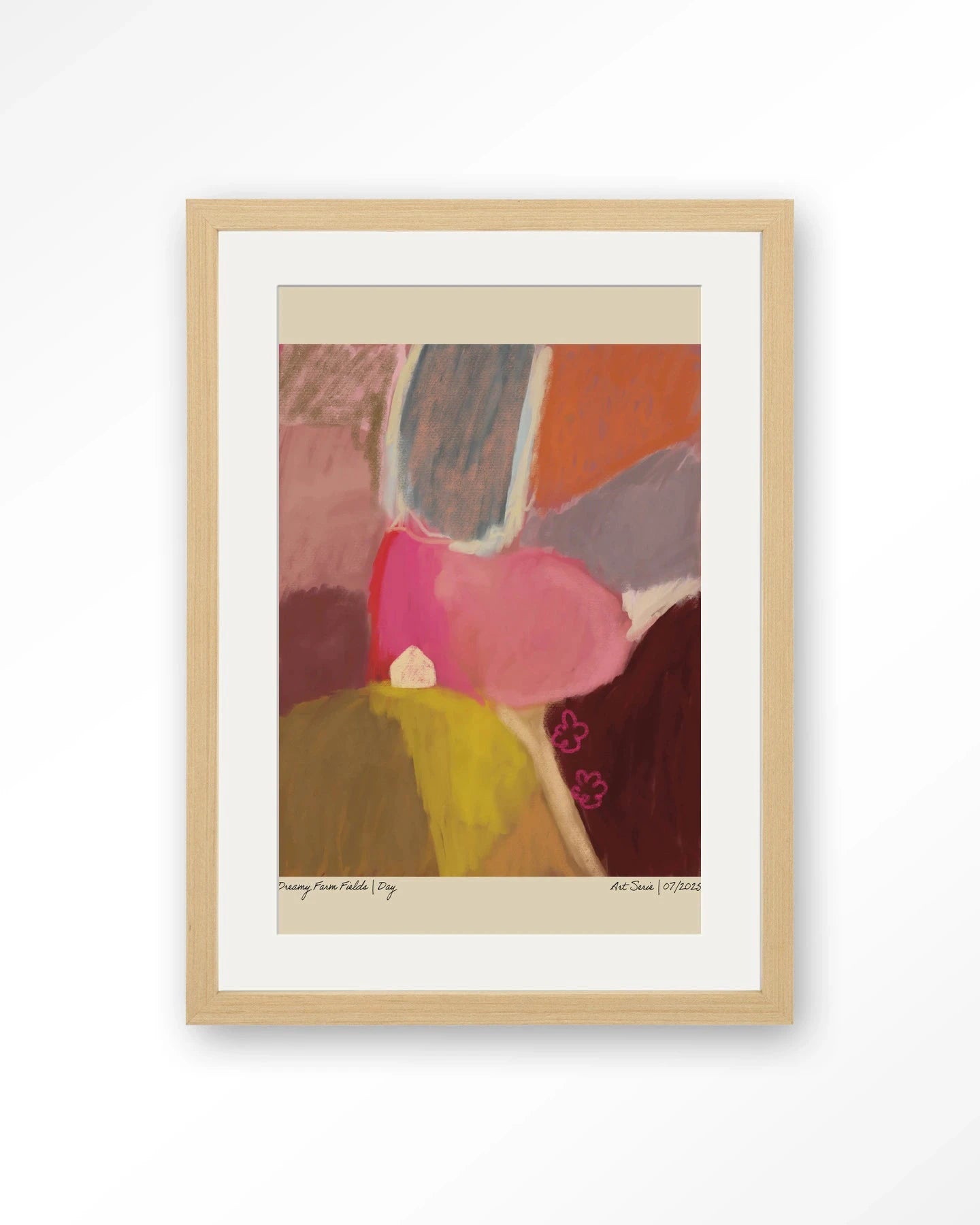Dreamy Farmfield By Day - Moderne Wanddecoratie | Artprint, Glass Art, Wandkleed - depauwwonen