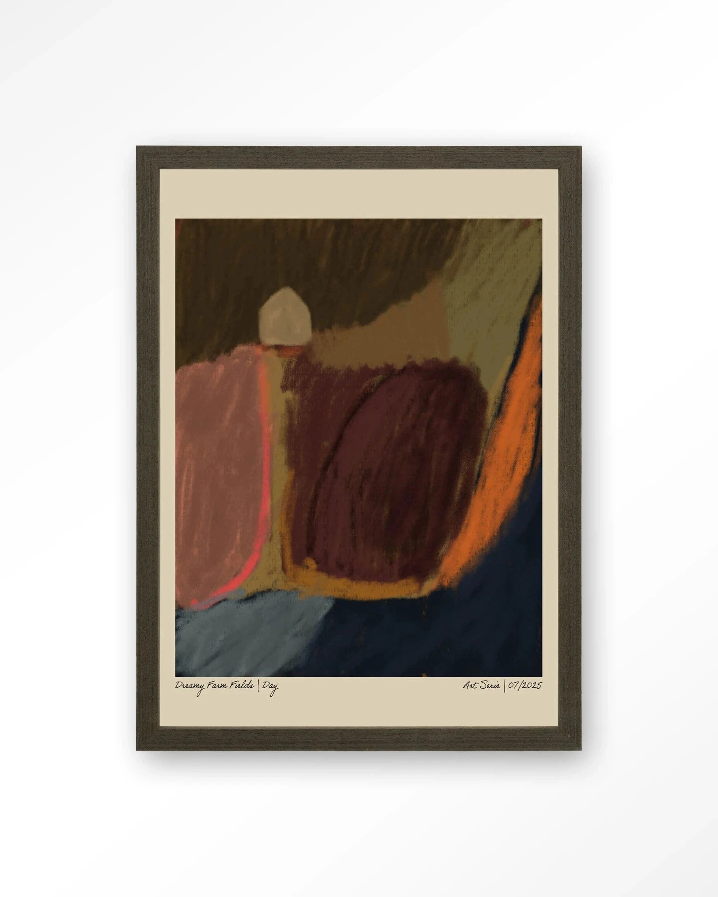 Dreamy Farmfield By Night - Moderne Wanddecoratie | Artprint, Glass Art, Wandkleed by Urban Cotton