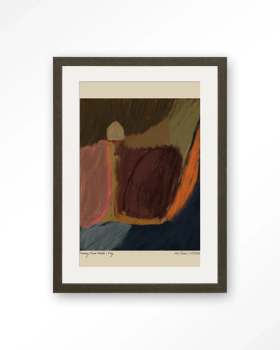 Dreamy Farmfield By Night - Moderne Wanddecoratie | Artprint, Glass Art, Wandkleed by Urban Cotton