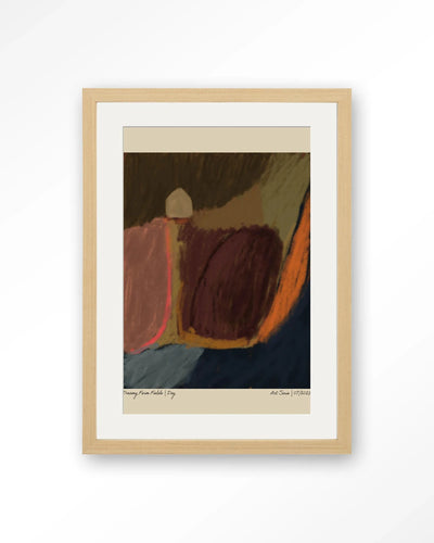 Dreamy Farmfield By Night - Moderne Wanddecoratie | Artprint, Glass Art, Wandkleed by Urban Cotton