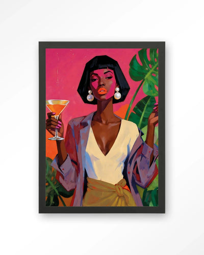 Club Tropicana - Moderne Wanddecoratie | Artprint, Glass Art, Wandkleed by Urban Cotton