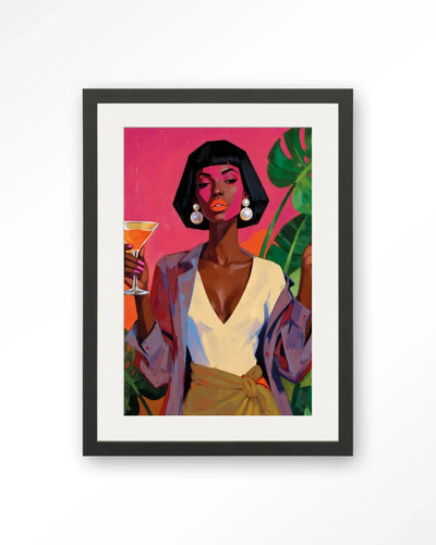 Club Tropicana - Moderne Wanddecoratie | Artprint, Glass Art, Wandkleed by Urban Cotton