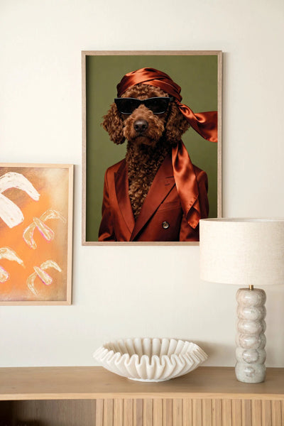 Guus - Moderne Wanddecoratie | Artprint, Glass Art, Wandkleed by Urban Cotton