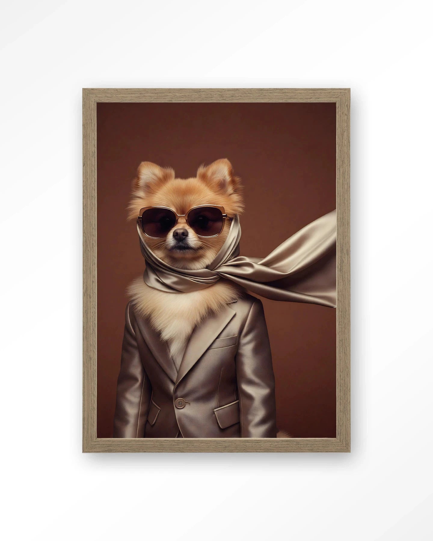 Foxy - Moderne Wanddecoratie | Artprint, Glass Art, Wandkleed by Urban Cotton