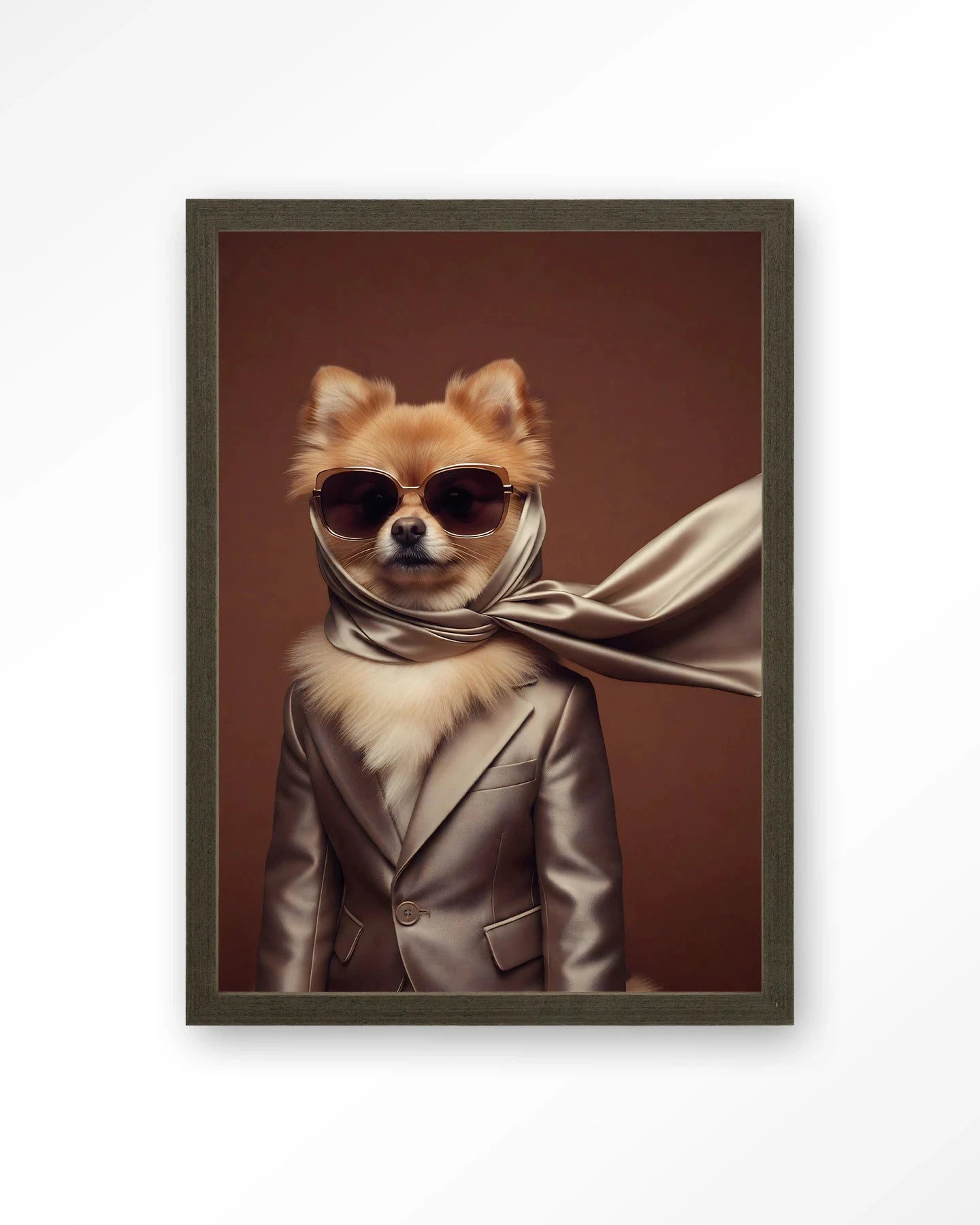 Foxy - Moderne Wanddecoratie | Artprint, Glass Art, Wandkleed by Urban Cotton