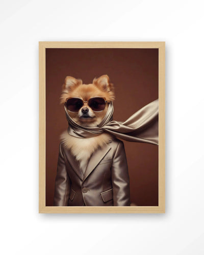 Foxy - Moderne Wanddecoratie | Artprint, Glass Art, Wandkleed by Urban Cotton