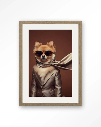 Foxy - Moderne Wanddecoratie | Artprint, Glass Art, Wandkleed by Urban Cotton