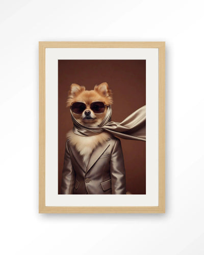 Foxy - Moderne Wanddecoratie | Artprint, Glass Art, Wandkleed by Urban Cotton
