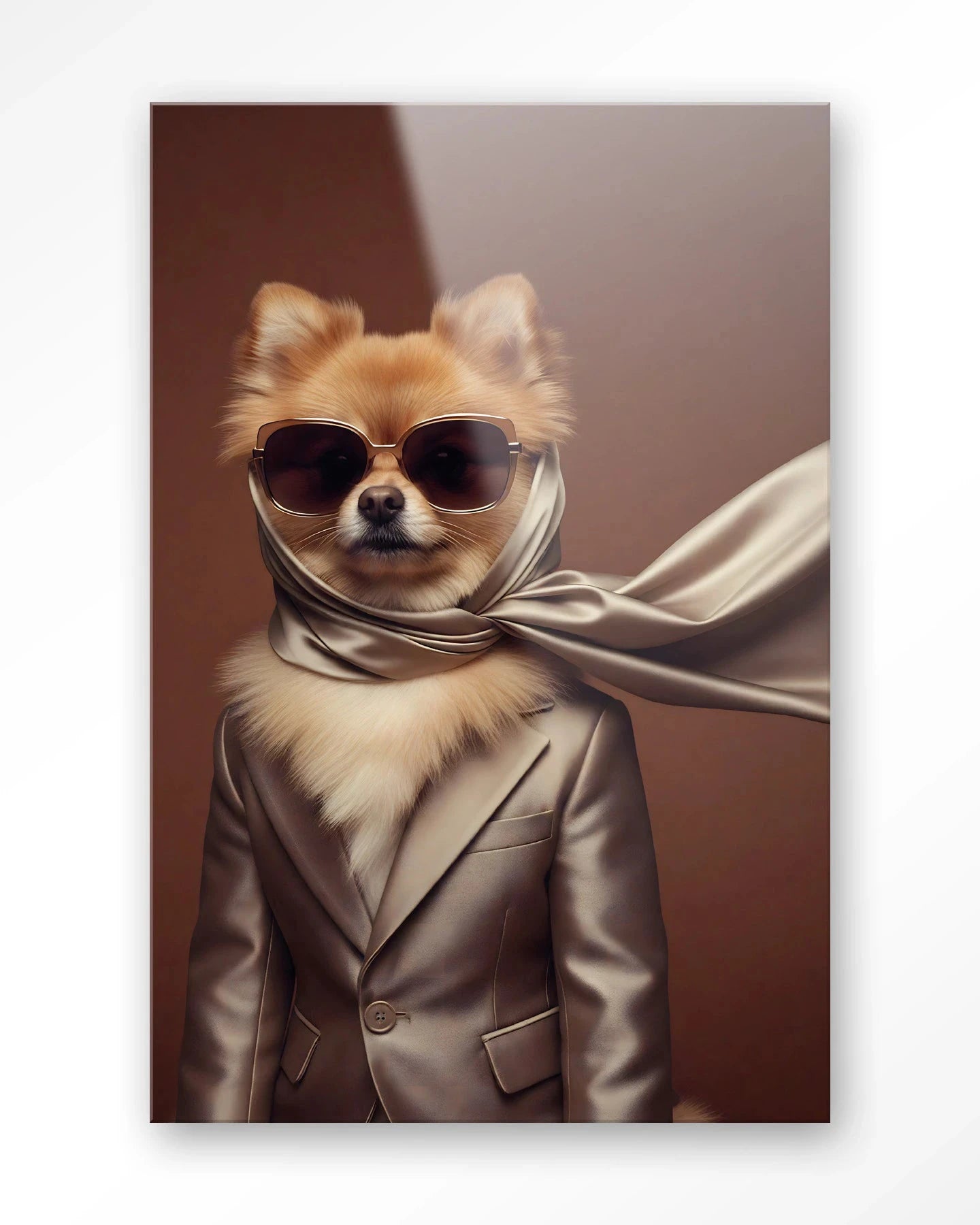 Foxy - Moderne Wanddecoratie | Artprint, Glass Art, Wandkleed by Urban Cotton