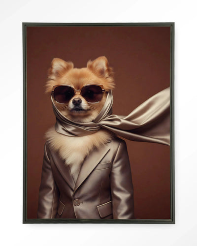 Foxy - Moderne Wanddecoratie | Artprint, Glass Art, Wandkleed by Urban Cotton