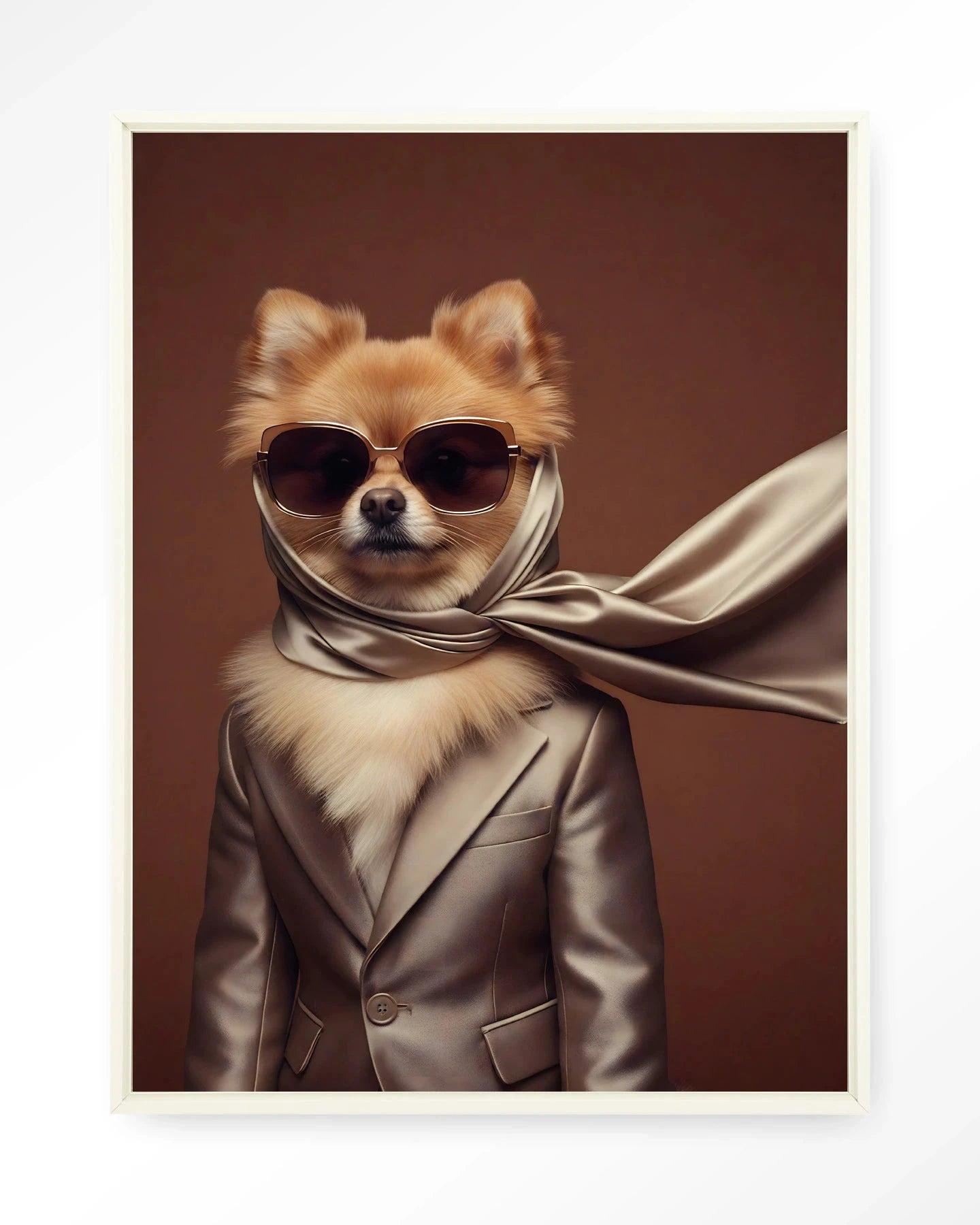 Foxy - Moderne Wanddecoratie | Artprint, Glass Art, Wandkleed by Urban Cotton