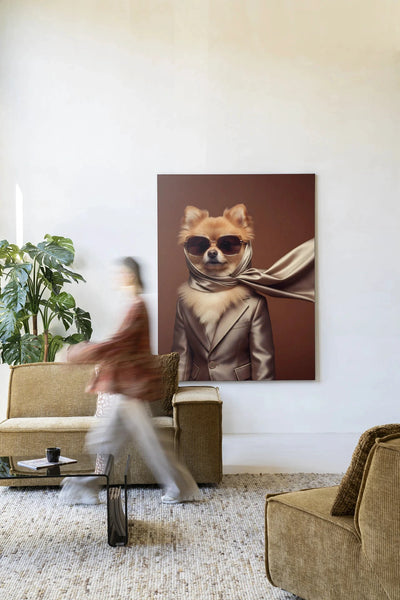Foxy - Moderne Wanddecoratie | Artprint, Glass Art, Wandkleed by Urban Cotton
