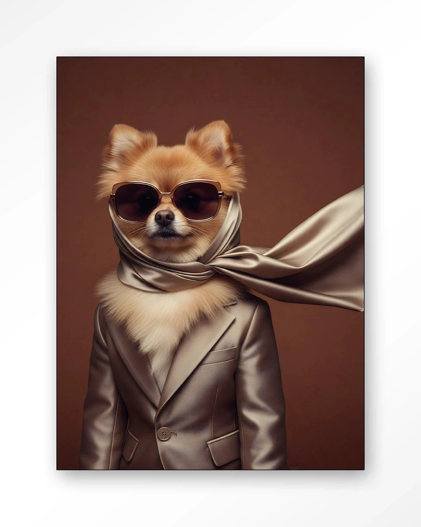 Foxy - Moderne Wanddecoratie | Artprint, Glass Art, Wandkleed by Urban Cotton