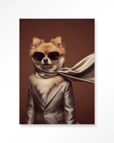 Foxy - Moderne Wanddecoratie | Artprint, Glass Art, Wandkleed by Urban Cotton
