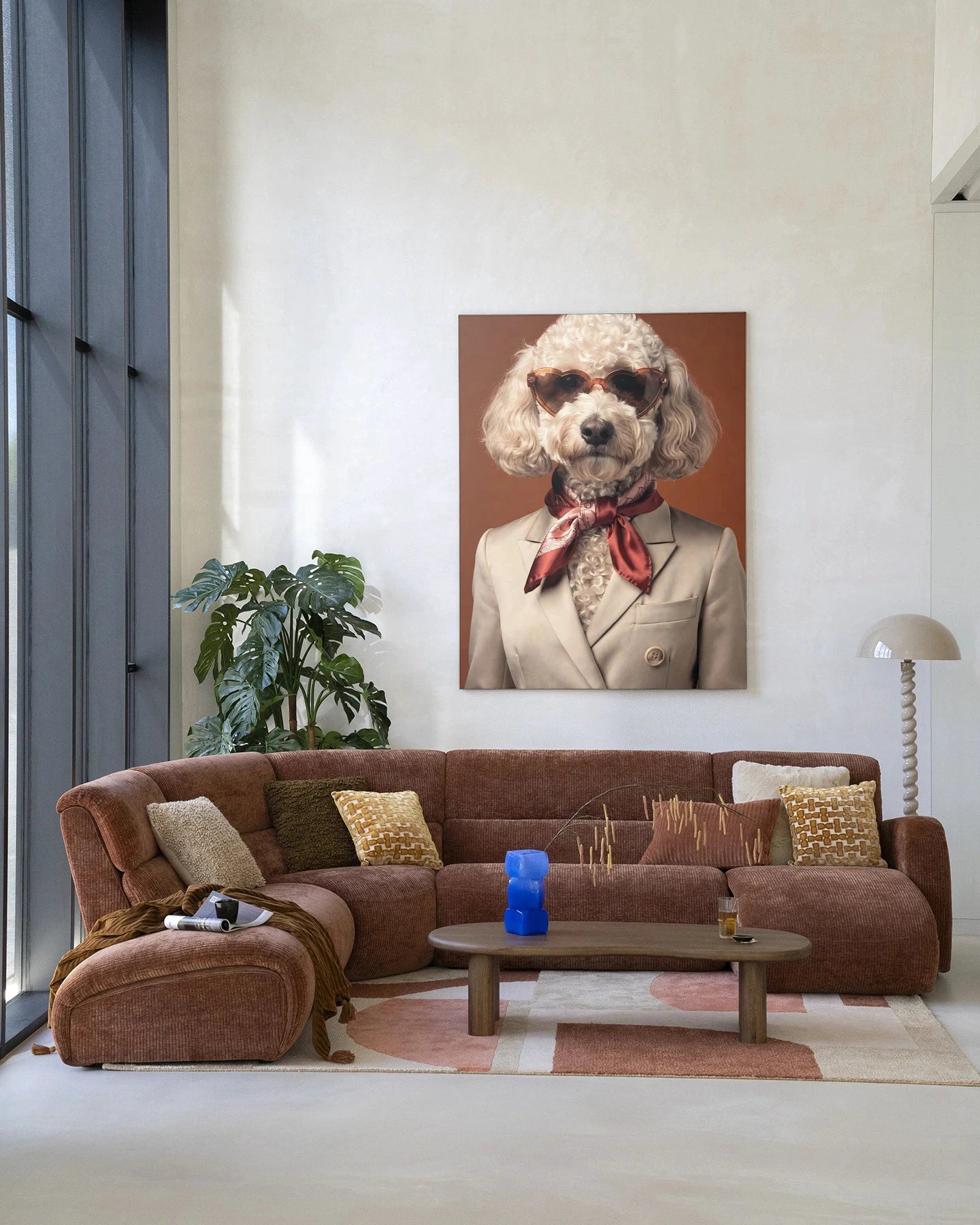 Sjaakie - Moderne Wanddecoratie | Artprint, Glass Art, Wandkleed by Urban Cotton