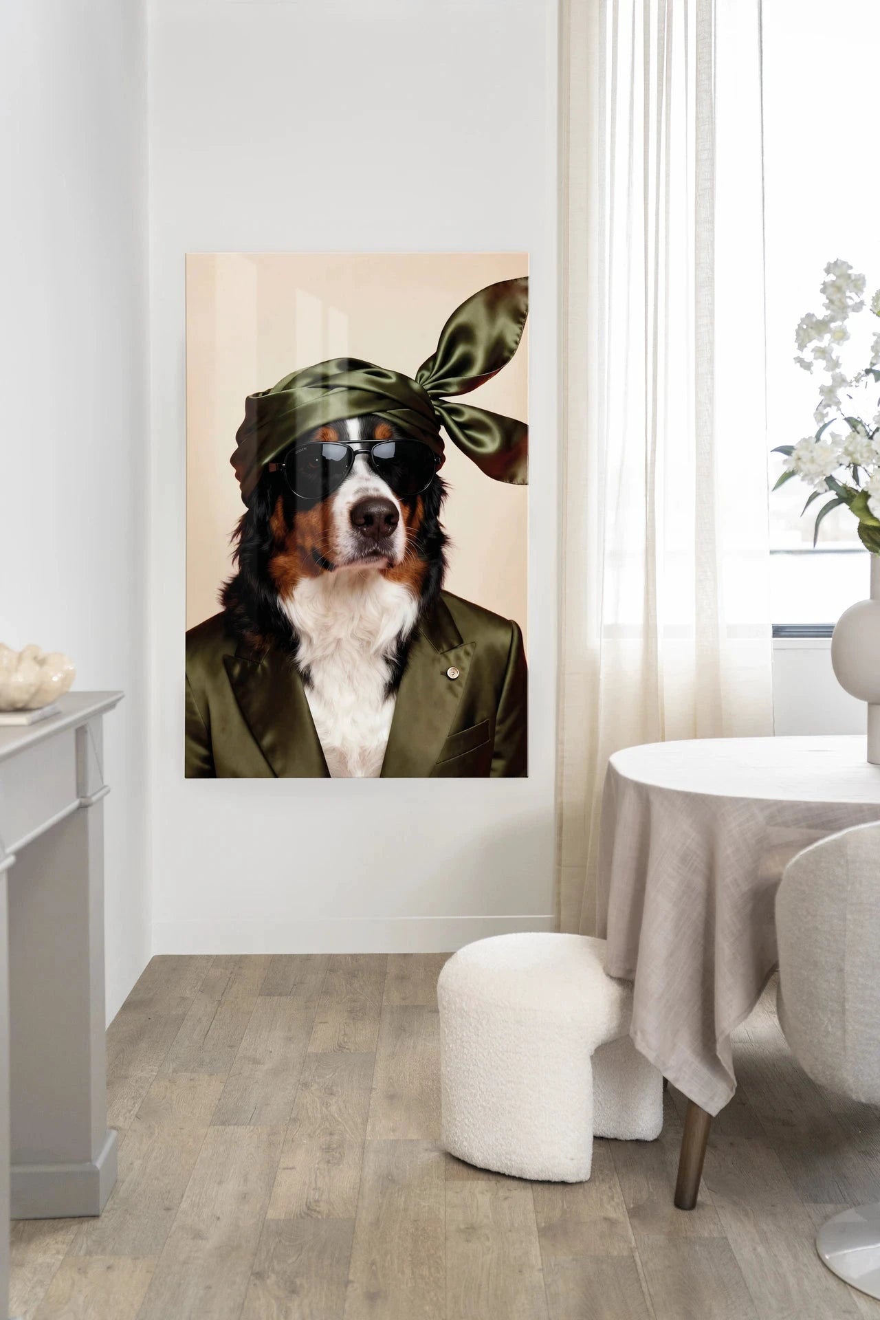 Sam - Moderne Wanddecoratie | Artprint, Glass Art, Wandkleed by Urban Cotton