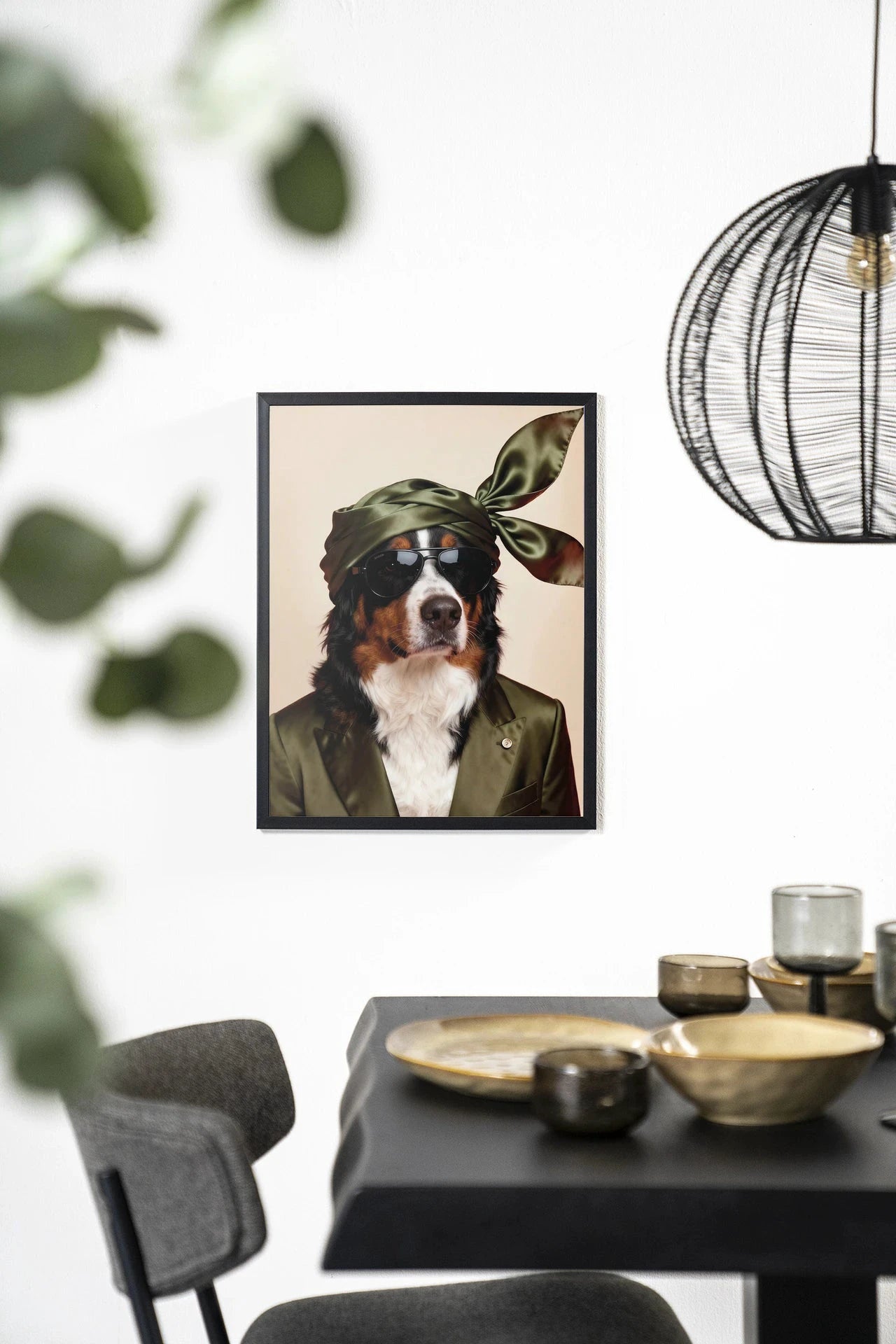 Sam - Moderne Wanddecoratie | Artprint, Glass Art, Wandkleed by Urban Cotton