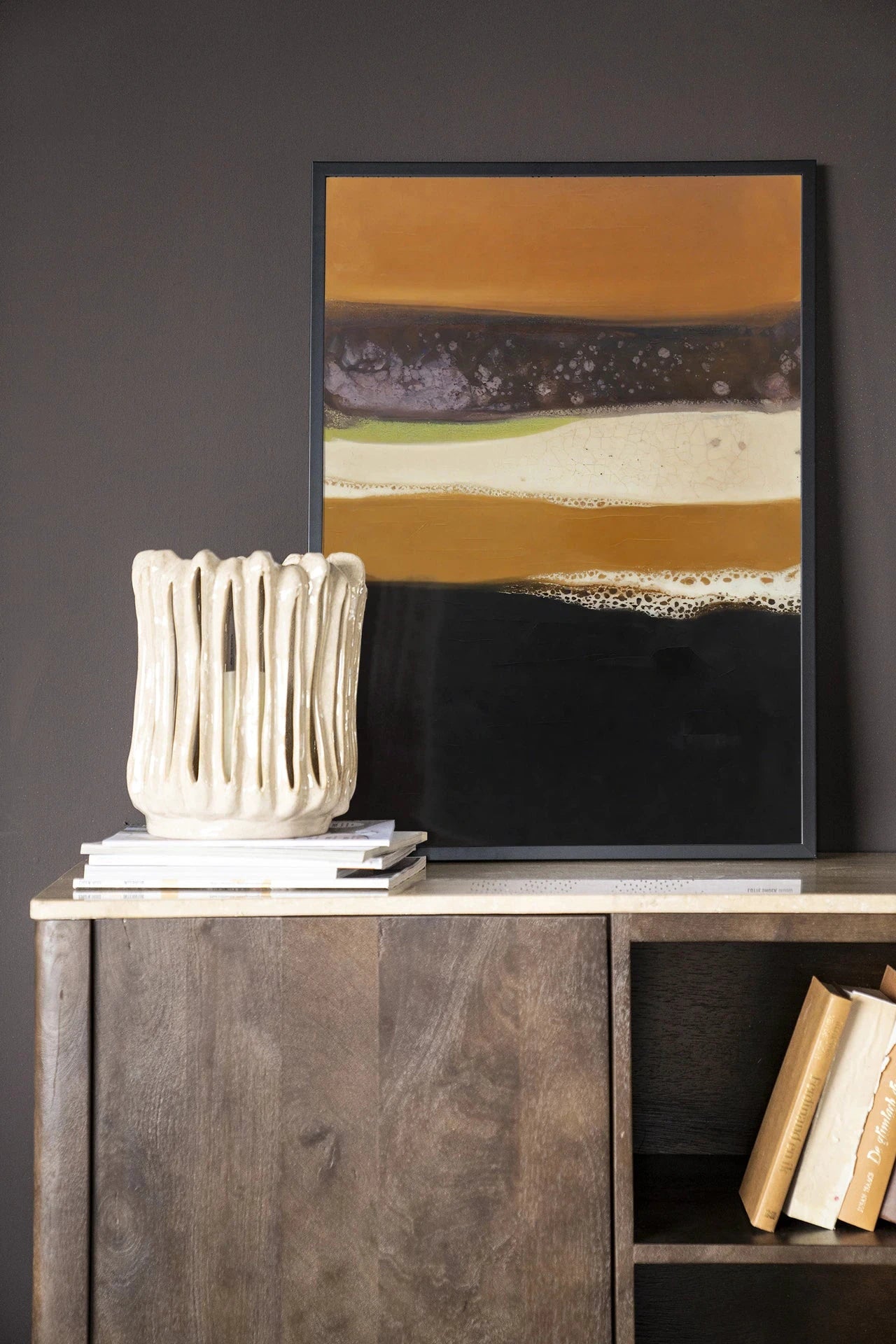 Retro Perspective - Moderne Wanddecoratie | Artprint, Glass Art, Wandkleed by Urban Cotton