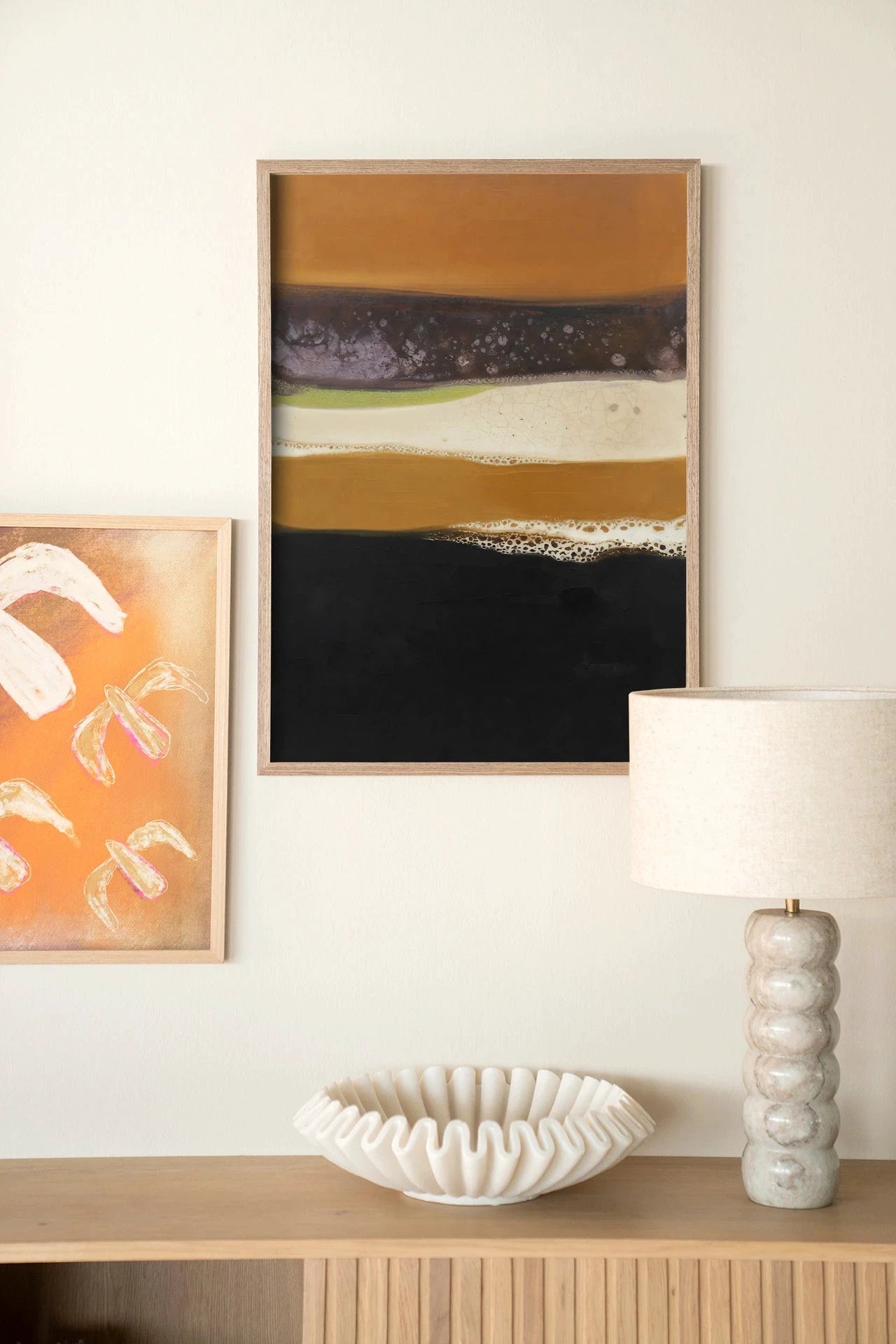 Retro Perspective - Moderne Wanddecoratie | Artprint, Glass Art, Wandkleed by Urban Cotton