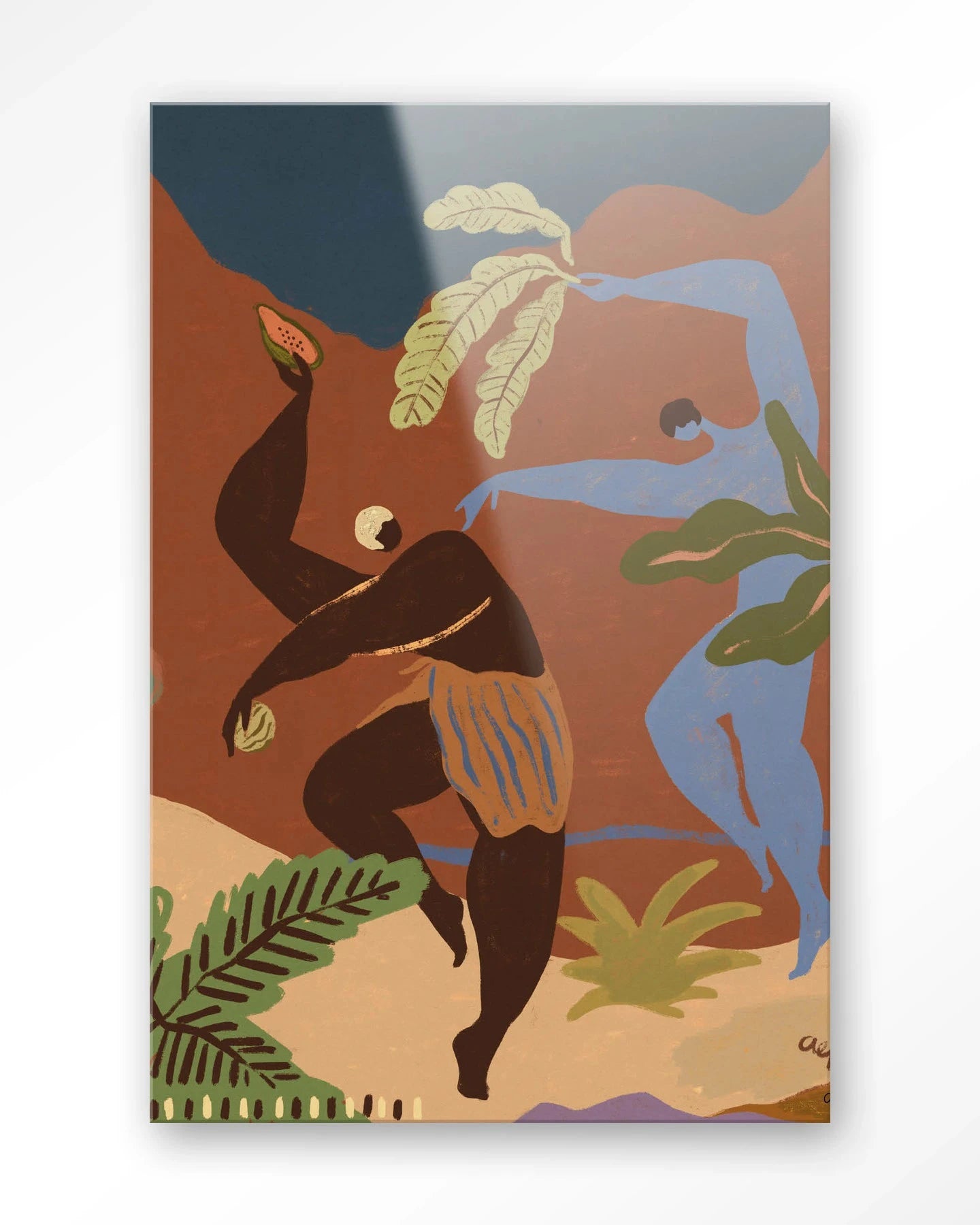 Wild Rhythm - Moderne Wanddecoratie | Artprint, Glass Art, Wandkleed by Urban Cotton