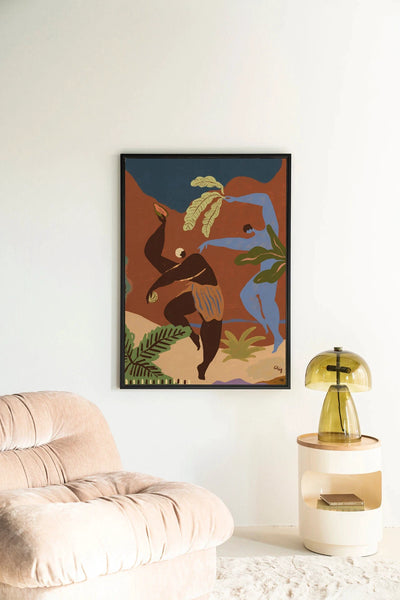 Wild Rhythm - Moderne Wanddecoratie | Artprint, Glass Art, Wandkleed by Urban Cotton