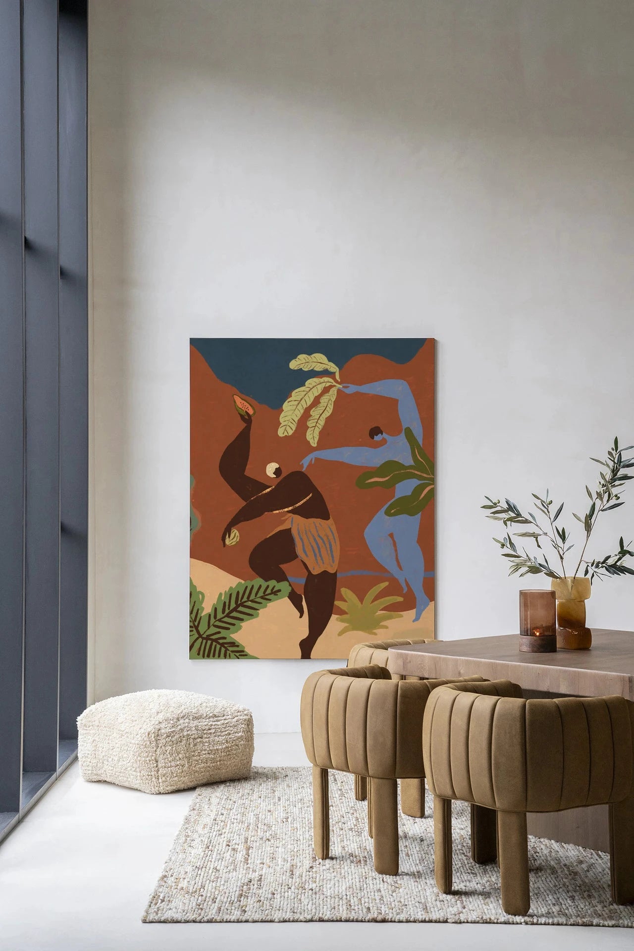 Wild Rhythm - Moderne Wanddecoratie | Artprint, Glass Art, Wandkleed by Urban Cotton