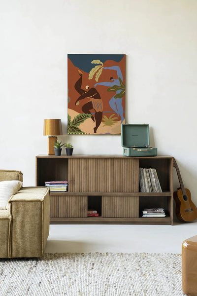 Wild Rhythm - Moderne Wanddecoratie | Artprint, Glass Art, Wandkleed by Urban Cotton