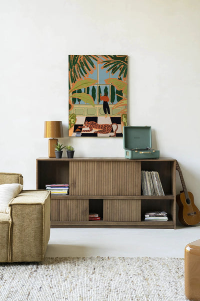 Green House - Moderne Wanddecoratie | Artprint, Glass Art, Wandkleed by Urban Cotton