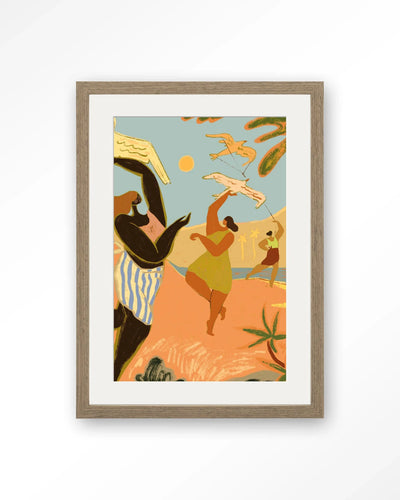 Fly High - Moderne Wanddecoratie | Artprint, Glass Art, Wandkleed by Urban Cotton