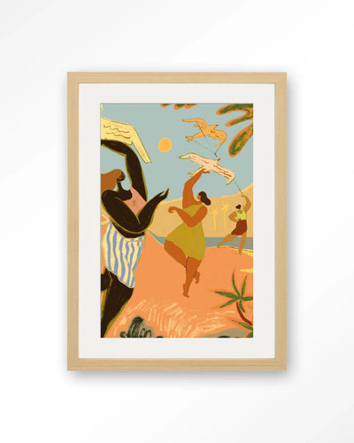 Fly High - Moderne Wanddecoratie | Artprint, Glass Art, Wandkleed by Urban Cotton
