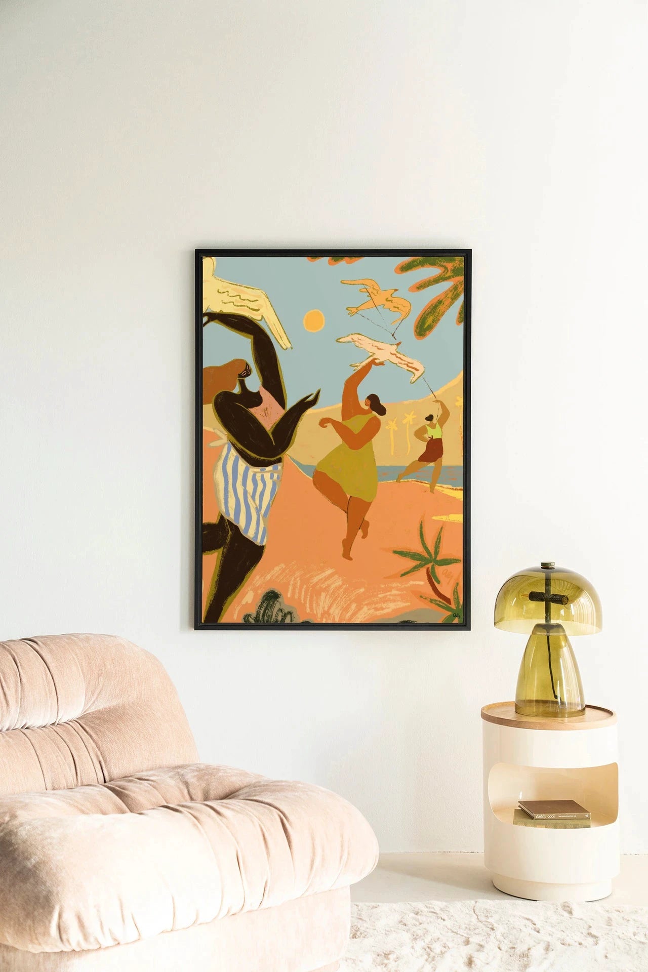 Fly High - Moderne Wanddecoratie | Artprint, Glass Art, Wandkleed by Urban Cotton