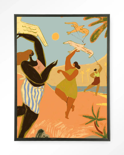 Fly High - Moderne Wanddecoratie | Artprint, Glass Art, Wandkleed by Urban Cotton