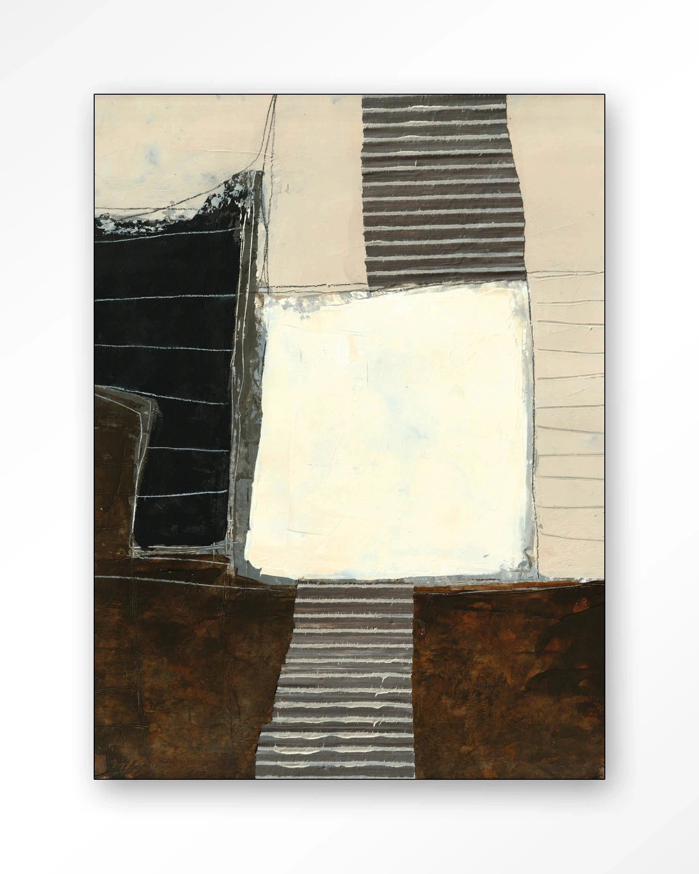 Abstract 8 - Moderne Wanddecoratie | Artprint, Glass Art, Wandkleed by Urban Cotton