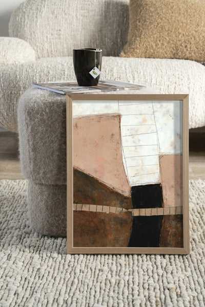 Abstract 9 - Moderne Wanddecoratie | Artprint, Glass Art, Wandkleed by Urban Cotton