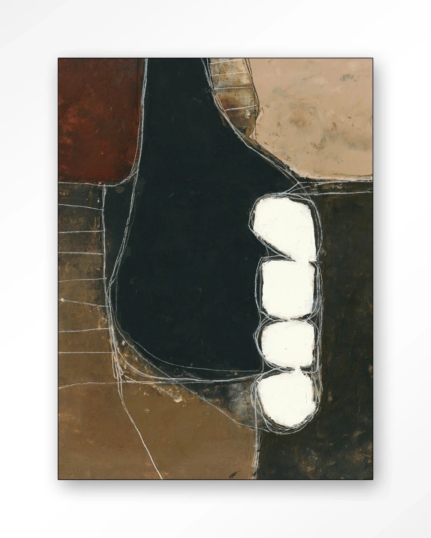 Abstract 10 - Moderne Wanddecoratie | Artprint, Glass Art, Wandkleed by Urban Cotton