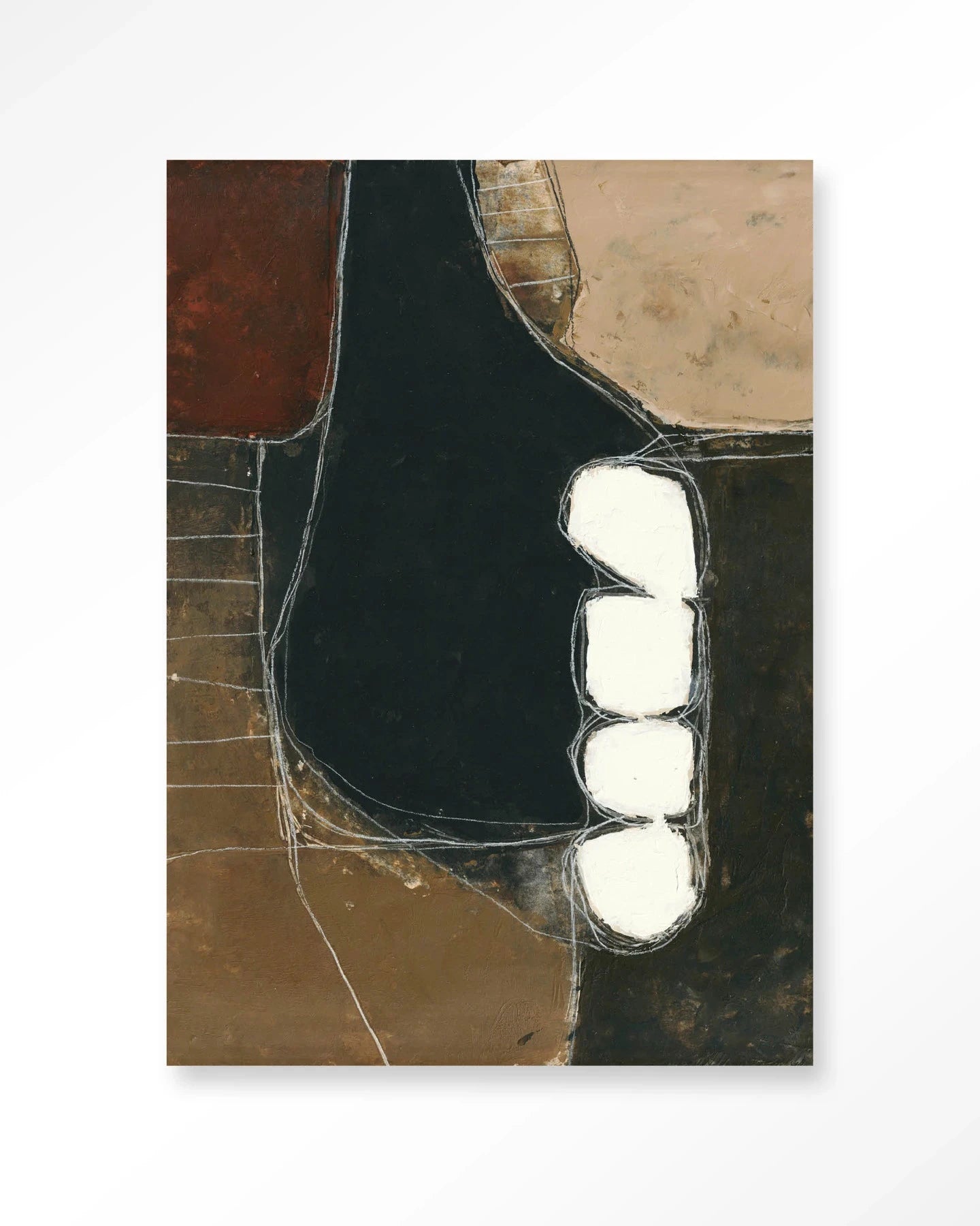 Abstract 10 - Moderne Wanddecoratie | Artprint, Glass Art, Wandkleed by Urban Cotton