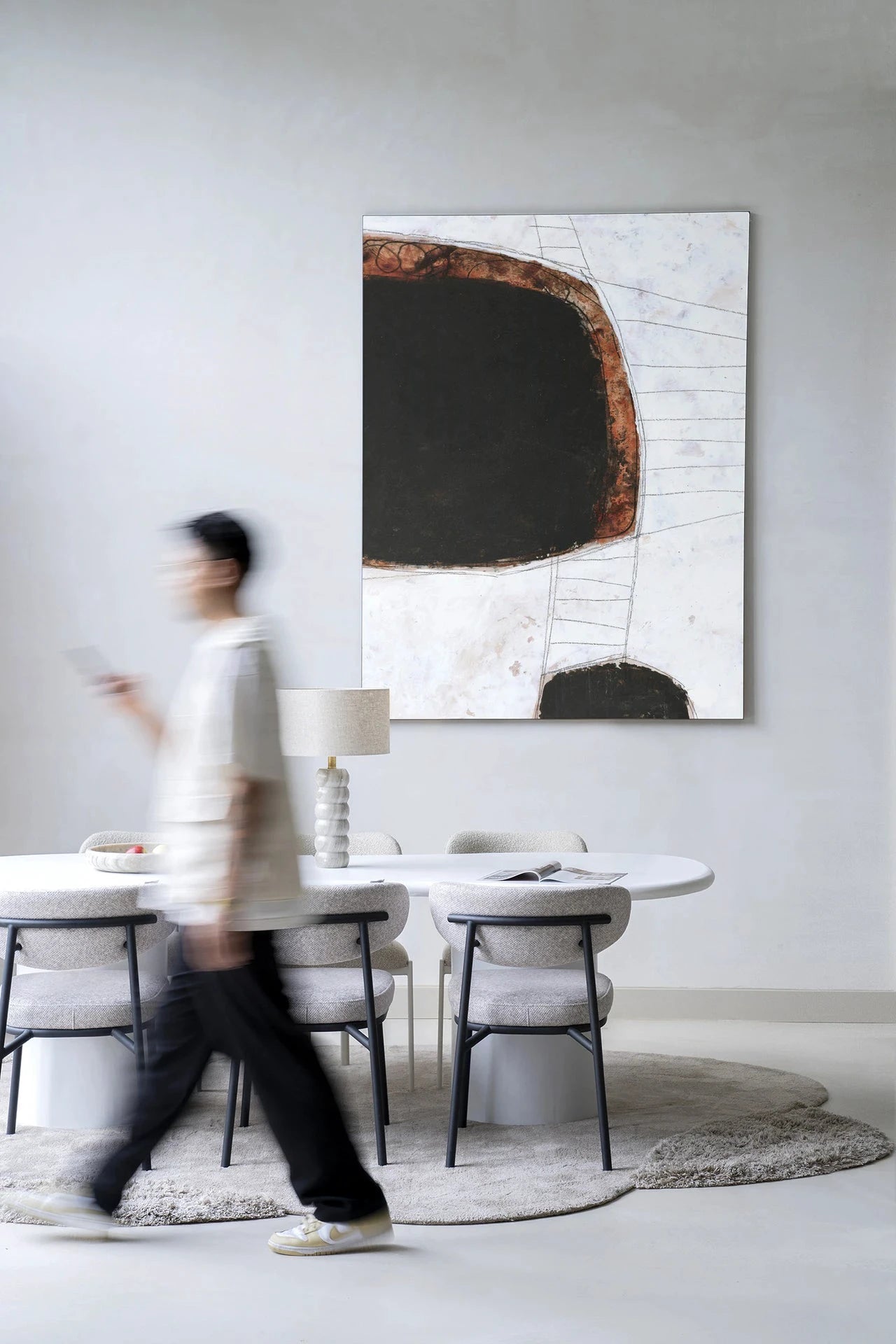 Abstract 11 - Moderne Wanddecoratie | Artprint, Glass Art, Wandkleed by Urban Cotton